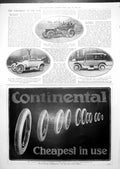 Antique Print Wolseley Car Sudan Straker-Squire Benger'S Advert Night 1913