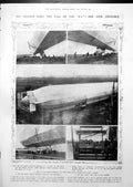 Old Print New Spiess French Dirigible Portraits King Alfonso Spain 1913 20th