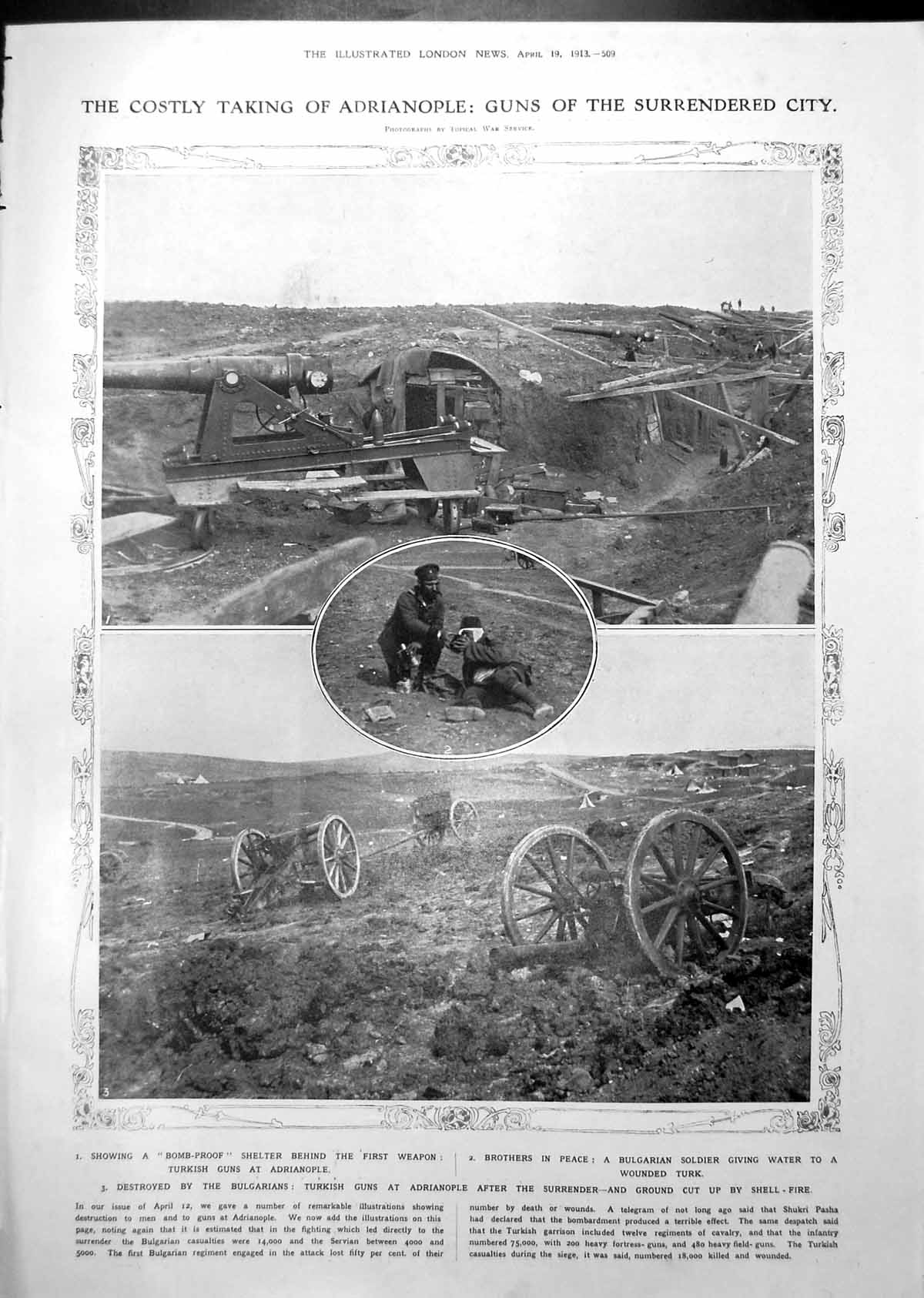 Old Print Military Relics Adrianople Training Military Naval Airmen 1913 20th