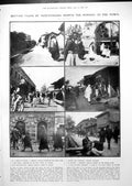 Antique Old Print Scutari Taken By Montenegro Lord Gorell Divorce Court 1913