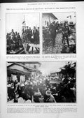 Old Britain In Disputed Scutari Armoured Motor Car Italian Army 1913 20th