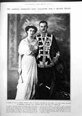 Old Print Princess Victoria Prince Ernest Italian Airships In Action 1913 20th