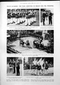 Antique Print Emperor Russia Berlin Wedding Bride Groom Empress Queen 1913 20th