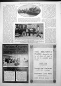 Antique Old Print Fire Engine Pumping St Andrews Bunkers Dry King Smiles 1913