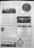 Antique Old Print Rover Car Stonhenge Argyll New Metallurgiques Sporting 1913