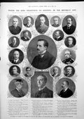 Old Print Kings Birthday Honours List Portraits Pope Pius X Balcony 1913 20th
