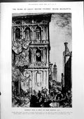 Antique Old Print Browning'S House Venice F Brangwyn Parsifal Wilmshurst 1913