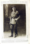 Original Old Vintage Print 1917 Lieut-General Francis Lloyd War Honour Dickson