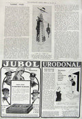 Original Old Vintage Print 1917 Summer Fashion Dress Aertex Hupp Motor Car 20th