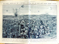 Old Vintage Print 1917 War British Officers German Trenches Music Band 20th
