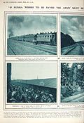 Original Old Vintage Print 1917 Russian Siers War Train Red Cross Hospital 20th