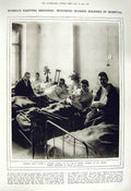 Original Old Vintage Print 1917 Women Siers Hospital Russia Tigris Mesopotamia