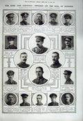 Old Vintage Print 1917 War Honour Fair Weeding Paul Long Mountain Tootal 20th