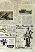 Old Vintage Print 1917 Pigeons War France Trench Lord Roberts Workshops 20th