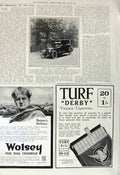 Old Vintage Print 1917 Six-Cylinder Napier Motor Car Cameron Pen Seegerol 20th