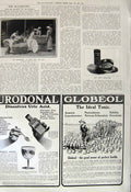 Old Vintage Print 1917 War Woman Work A.S.C. Toilet Soap Urodonal Tonic 20th