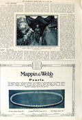 Old Vintage Print 1917 France Verdun King Italy War Trench Savings Bond 20th