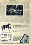 Old Vintage Print 1917 American Army France Watering-Place River Horses 20th