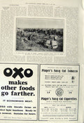 Original Old Vintage Print 1917 Ammunition Pack Horses Gunners Siers War 20th