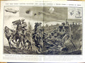 Old Vintage Print 1917 War Horses Gas-Masks R.F.A. Western Front Allenby 20th
