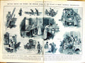 Old Vintage Print 1917 Military Women W.A.A.C. Ambulance Cooking Sewing 20th