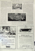 Original Old Vintage Print 1917 Vauxhall Car Salonika Vandervell Hudson Daimler