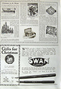 Old Vintage Print 1917 Christmas Presents Fountain Pen Watch Fountain Pen 20th