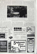 Original Old Vintage Print 1917 Queen Rubber Works Avon India-Rubber Stephenson