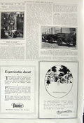 Old Vintage Print 1917 Motor Car Travelling Canteen Fiat Daimler Johnston 20th