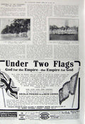 Old Vintage Print 1917 Navy Review Bombay Trafalgar Sailors Admiral War 20th