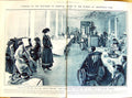 Antique Old Print 1917 Military Hospital War Nurses Africa German Railway 20th