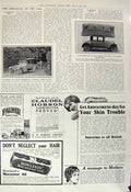 Original Old Vintage Print 1917 Gas-Driven Car Lyon-Spencer Wolseley Phaeton