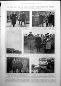 Antique Print Peace Delegates Depart For Paris Lloyd George Botha Smuts 1919
