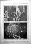 Antique Print President Wilson Peace Conference Landslide South Wales 1919