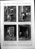 Old Print Berlin During German Revolution Kaiser'S Palace Newspaper 1919 20th