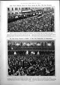 Antique Print Prayer Cape Town Sinn Fein Parliament Vedrines Lands Ro1919 20th