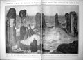 Old Vintage Print Damaged Mining Town Lens France Destroyed Germany 1919 20th