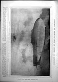 Antique Print Launching Aeroplane From Airship Armistice Kuala Lumpur 1919