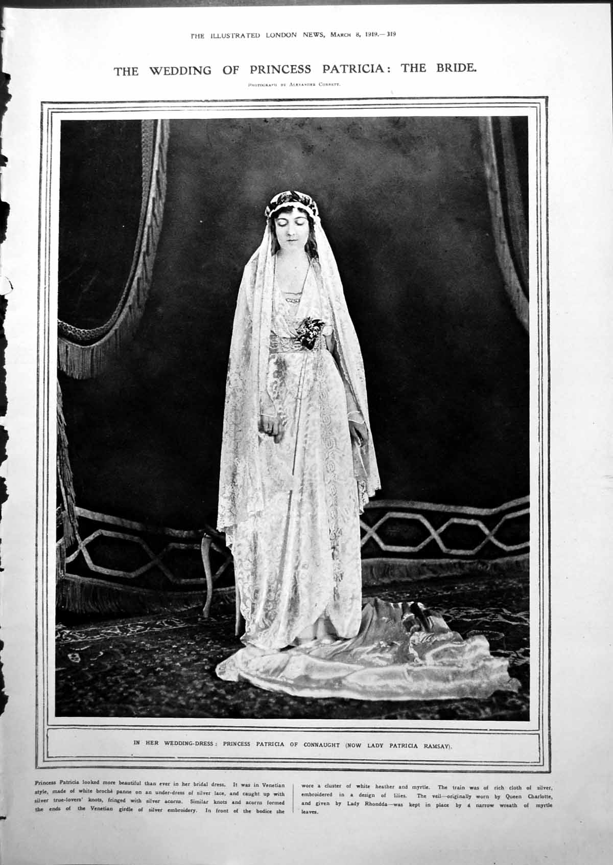 Old Wedding Princess Patricia Bride Signatures Marriage Register 1919 20th