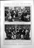 Antique Print Princess Patricia Official Life Canada With Horse Banff 1919