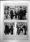 Old Print Dunkirk Receives D.S.C. Admiral Sir R Keyes Prince Aimone 1919 20th