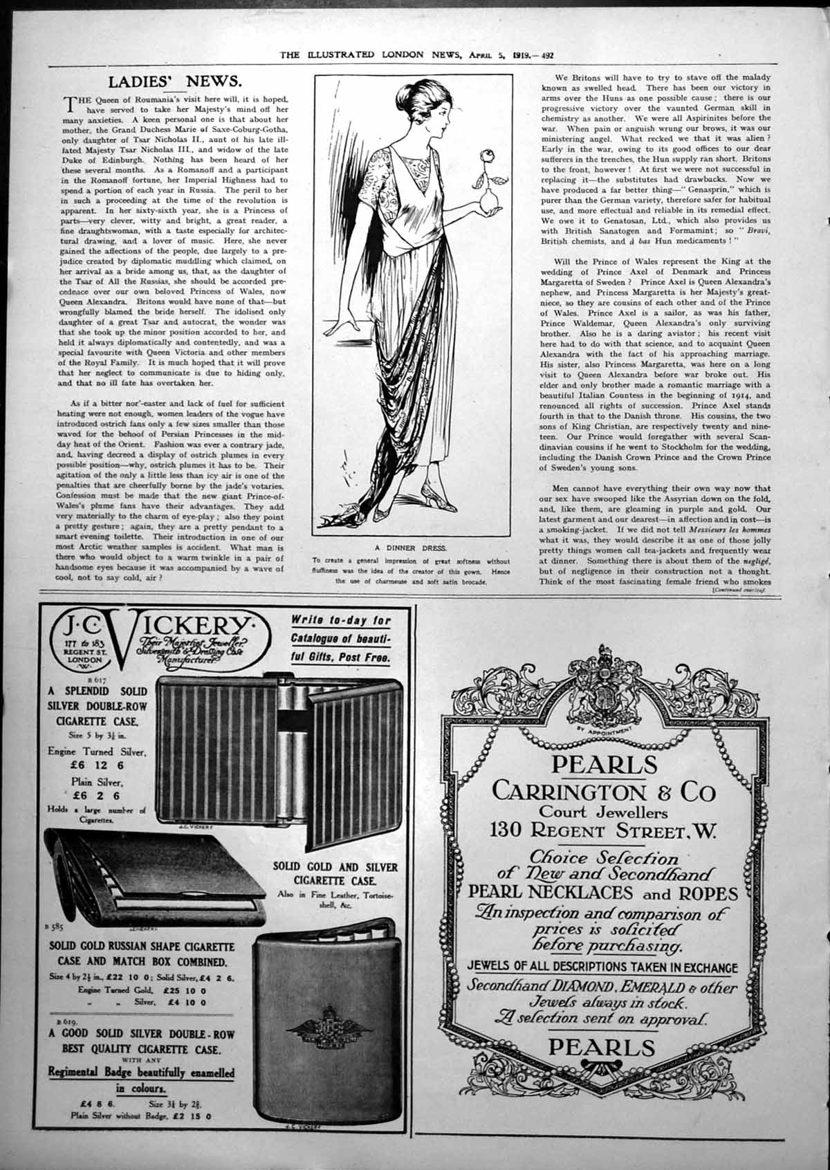 Old Vintage Print Dinner Dress Softness Without Fluffiness Charmeuse 1919 20th