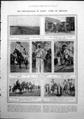 Old Disturbances Egypt Types Bedouin Cairo Tram Guarded Military 1919 20th