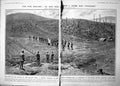 Antique Old Print Damaged British Chaplain Consecrating Extension Hooge 1919