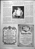 Antique Old Print Mrs Jlg Burnett Wife Brigadier General And Children 1919 20th
