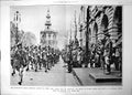Antique Print Prince Wales Taking Salute Australians Anzac Day London 1919