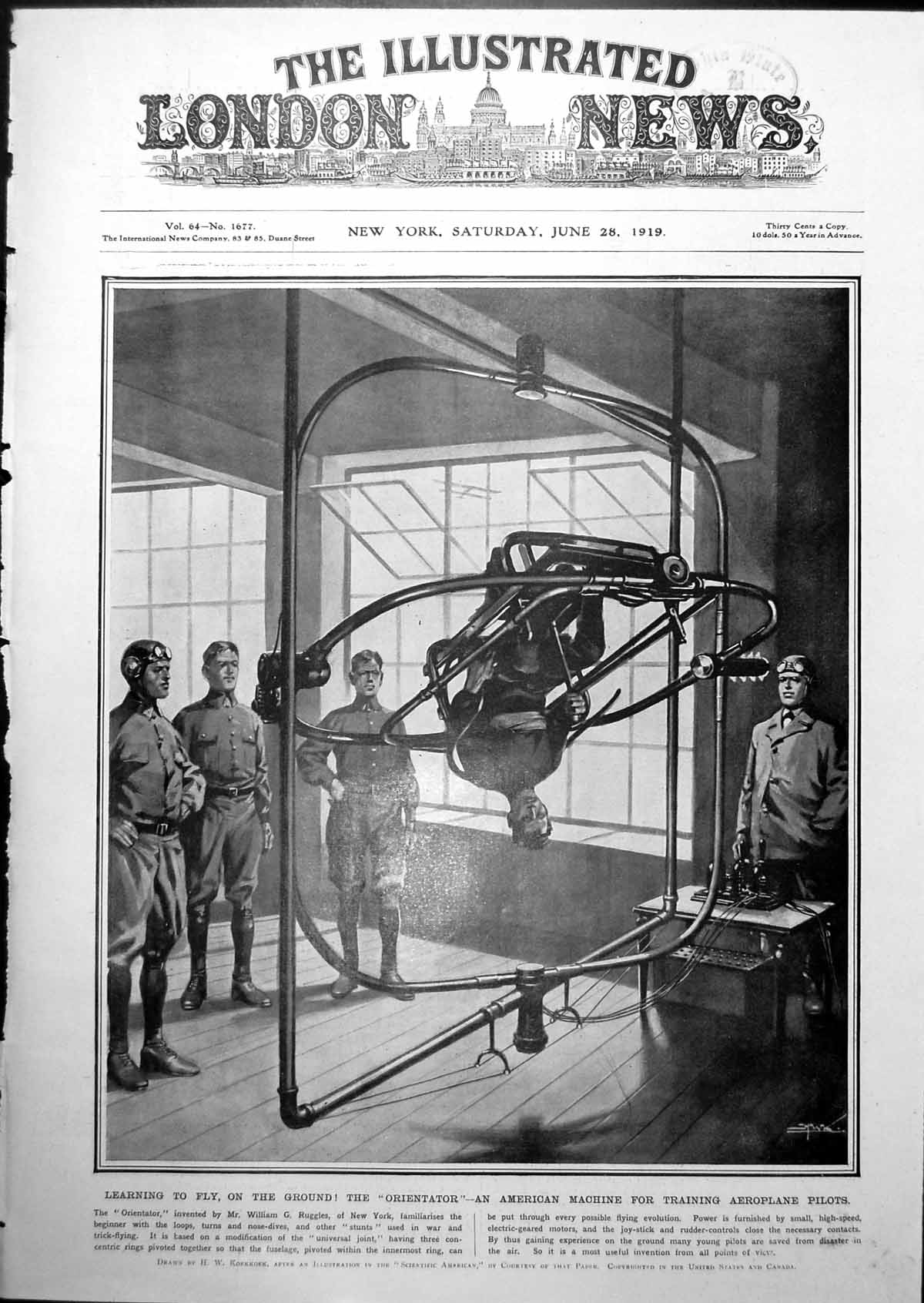 Old Orientator Teaching Pilots Fly Traprain Law Finds Roman Silver 1919 20th