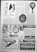 Antique Old Print Frocks Tennis Paris Georgian Needlework Picture Mirror 1919