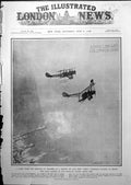 Old Print Locklear Climb Ladder Between Biplanes Freedom City Haig 1919 20th
