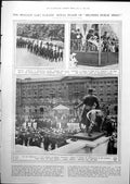 Antique Print Special Constables Parade King Royals British Archangel 1919
